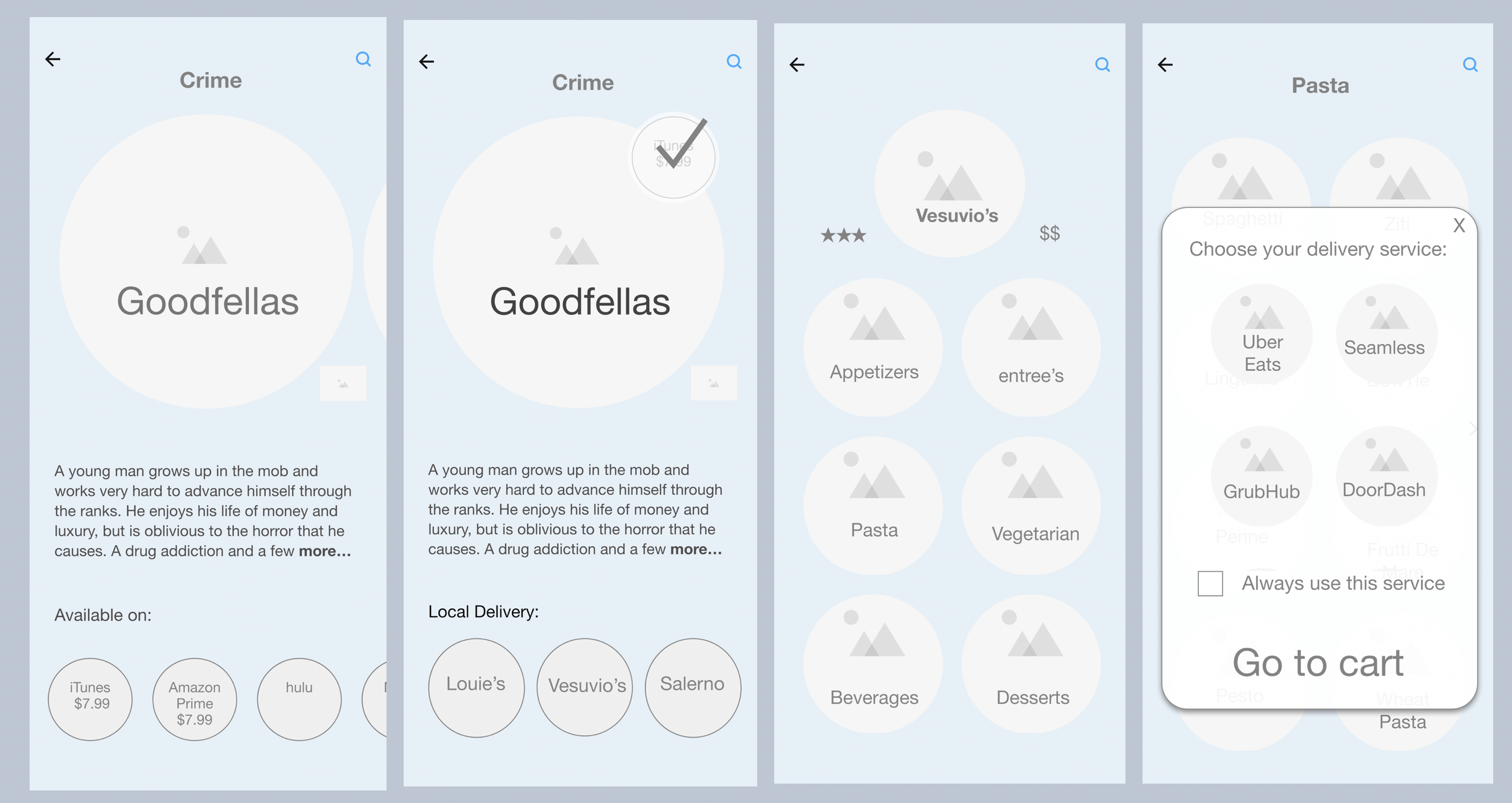 First prototype UI