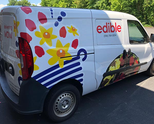 Edible Arrangements delivery van
