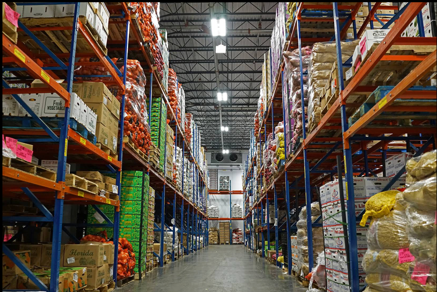 Team visiting Fresh Point warehouse