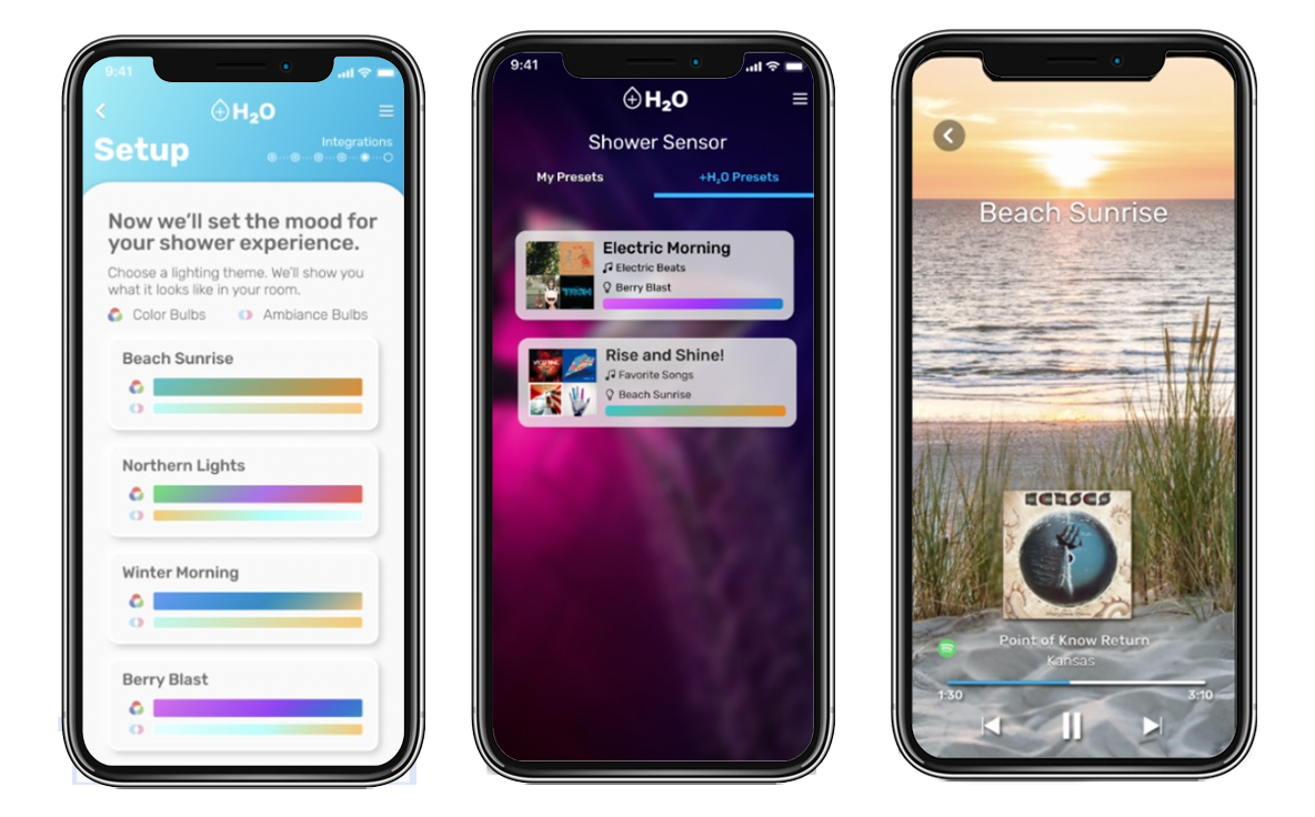 Concept photo-centric design for DFC@Home app, taking inspiration from relaxation apps like Calm