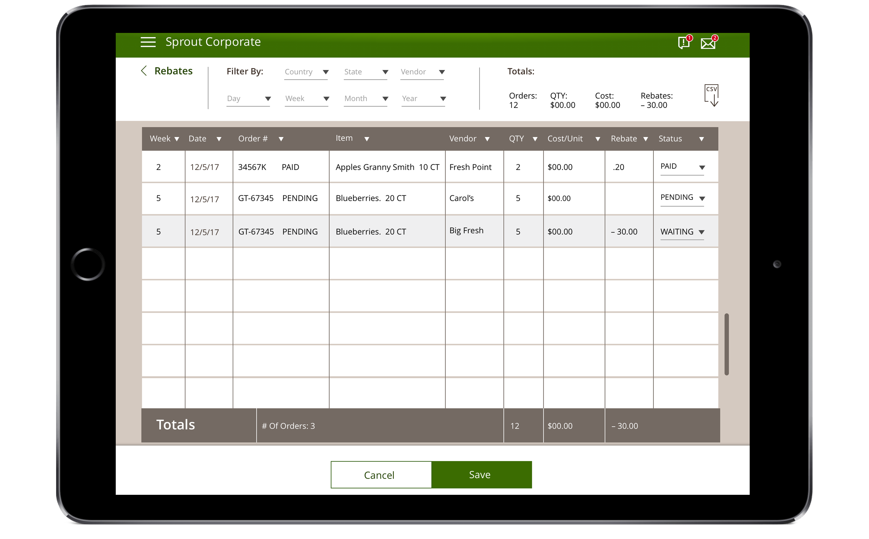 Manage Global Product List