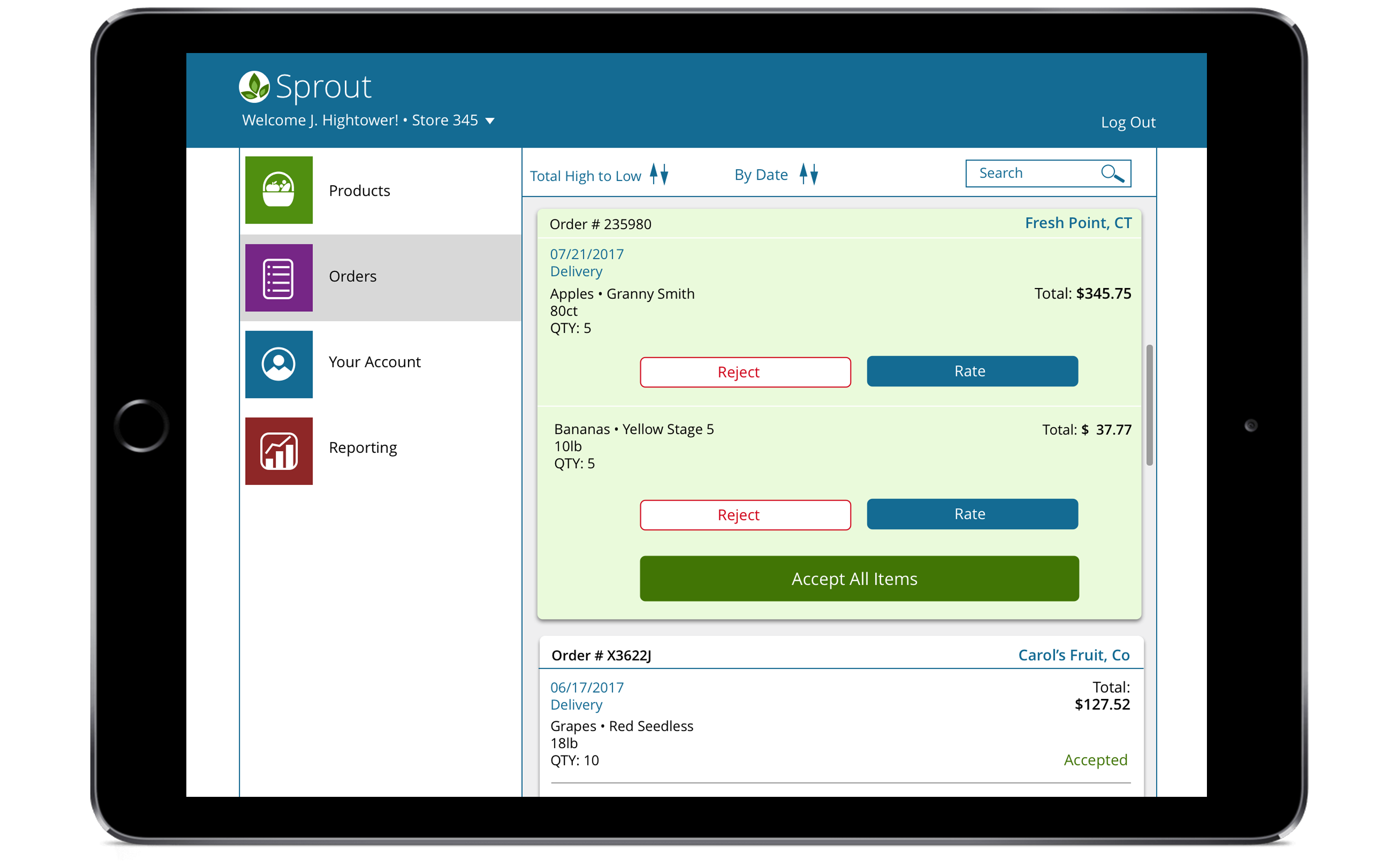 Sprout communications interface