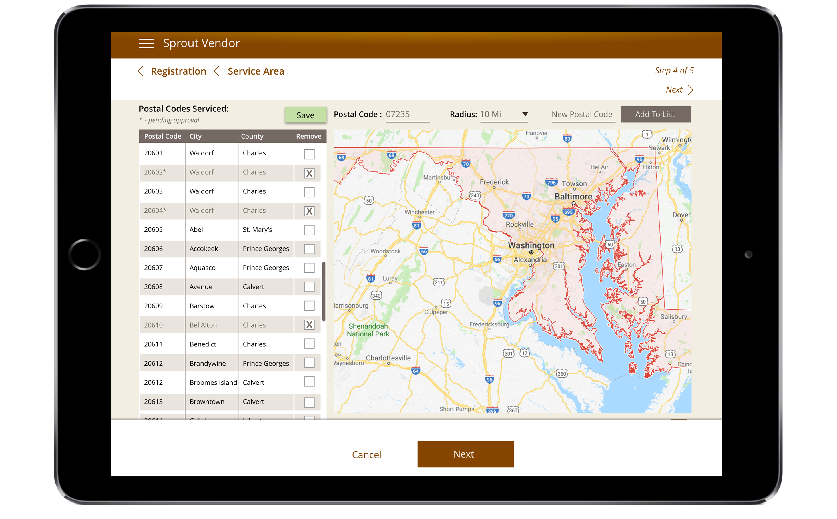 An order rejection flow was added to the store owner experience, allowing them to reject deliveries and attach photos to back up claims of produce conditions